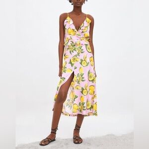 Zara lemons printed set